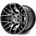 MODZ® Matrix Machined Black 10" Golf Cart Wheel