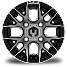 MODZ® Matrix Machined Black 10" Golf Cart Wheel