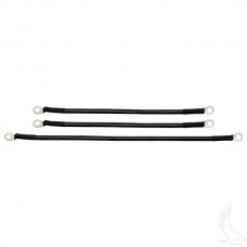 Battery Cable SET, Includes (1) 16" (2) 12" 4 gauge with 12V Batteries, Yamaha Drive