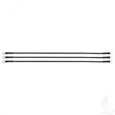 Battery Cable SET, Includes (3) 26" 6 Gauge, Club Car Precedent, 12V Batteries