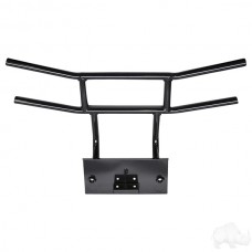 RHOX Brush Guard, Black Powder Coat, Steel Front, Yamaha Drive2