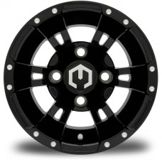 MODZ® Ambush Glossy Black 10" Golf Cart Wheel