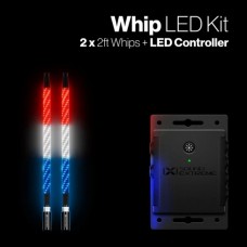 Extreme Whip Kit 2 ft plus LEDCast Controller Set of 2