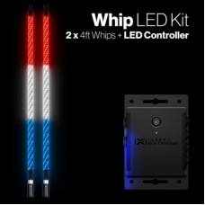 Extreme Whip Kit 4 ft plus LEDCast Controller Set of 2