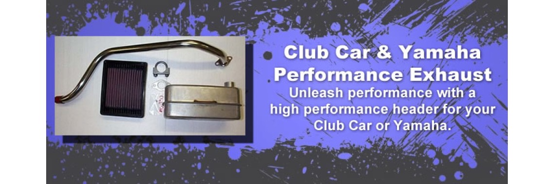 Club Car & Yamaha Exhaust Upgrade Kit