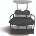 RHOX Rhino Rear Seat Kit for Yamaha Drive, Black