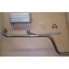 Vanguard Header with Muffler EZGO 