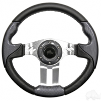 RHOX STEERING WHEEL, AVIATOR 5 CARBON FIBER