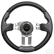 RHOX STEERING WHEEL, AVIATOR 5 CARBON FIBER