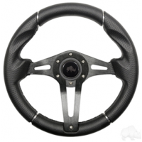 STEERING WHEEL - RHOX CHALLENGER BLACK