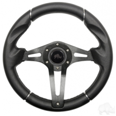 STEERING WHEEL - RHOX CHALLENGER BLACK