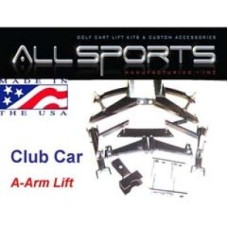 Club Car A Arm Lift and Tire Package